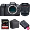 Canon R5 + RF 50mm F1.2L USM + SanDisk 128GB UHS-II SDXC 300 MB/s + 2 Canon LP-E6NH + Sac - Appareil Photo Professionnel|MCZ DIRECT