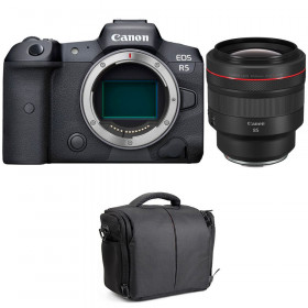 Canon EOS R5 + RF 85mm f/1.2L USM + Bolsa - Cámara mirrorless-1