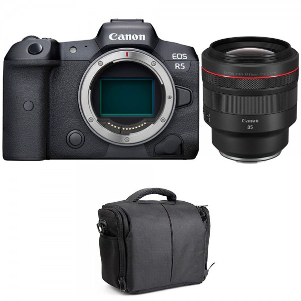 Canon EOS R5 + RF 85mm f/1.2L USM + Bag|MCZ DIRECT