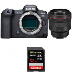 Canon EOS R5 + RF 85mm f/1.2L USM + SanDisk 32GB Extreme PRO UHS-II SDXC 300 MB/s - Cámara mirrorless-1