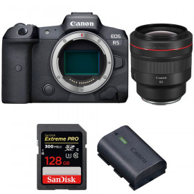Canon R5 + RF 85mm F1.2L USM + SanDisk 128GB Extreme PRO UHS-II SDXC 300 MB/s + Canon LP-E6NH - Appareil Photo Professionnel-1