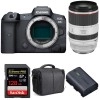 Canon EOS R5 + RF 70-200mm f/2.8L IS USM + SanDisk 128GB UHS-II SDXC 300 MB/s + Canon LP-E6NH + Bag|MCZ DIRECT