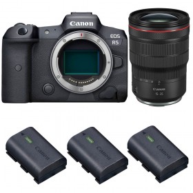 Canon EOS R5 + RF 15-35mm f/2.8L IS USM + 3 Canon LP-E6NH - Cámara mirrorless-1