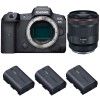 Canon EOS R5 + RF 50mm f/1.2L USM + 3 Canon LP-E6NH|MCZ DIRECT