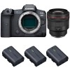 Canon EOS R5 + RF 85mm f/1.2L USM + 3 Canon LP-E6NH|MCZ DIRECT