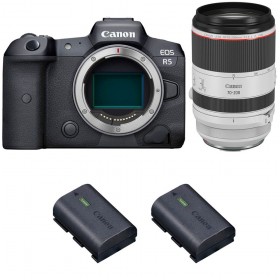 Canon EOS R5 + RF 70-200mm f/2.8L IS USM + 2 Canon LP-E6NH-1