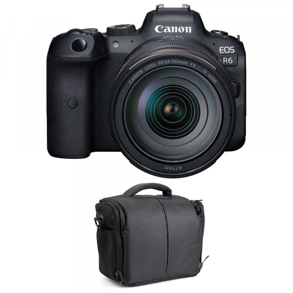 Cámara mirrorless Canon R6 + RF 24-105mm f/4L IS USM + Bolsa-1