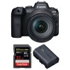 Canon R6 + RF 24-105mm F4L IS USM + SanDisk 32GB Extreme PRO UHS-II SDXC 300 MB/s + Canon LP-E6NH - Appareil Photo Hybride|MCZ DIRECT