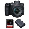 Canon R6 + RF 24-105mm F4L IS USM + SanDisk 64GB Extreme PRO UHS-II SDXC 300 MB/s + Canon LP-E6NH - Appareil Photo Hybride|MCZ DIRECT
