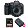 Canon R6 + RF 24-105mm f/4L IS USM + SanDisk 64GB Extreme PRO UHS-II SDXC 300 MB/s + 2 Canon LP-E6NH|MCZ DIRECT Canon R6 + RF 24-105mm f/4L IS USM + SanDisk 64GB Extreme PRO UHS-II SDXC 300 MB/s + 2 Canon LP-E6NH|MCZ DIRECT
