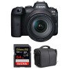 Canon R6 + RF 24-105mm f/4L IS USM + SanDisk 64GB Extreme PRO UHS-II SDXC 300 MB/s + Bolsa - Camara mirrorless|MCZ DIRECT Canon R6 + RF 24-105mm f/4L IS USM + SanDisk 64GB Extreme PRO UHS-II SDXC 300 MB/s + Bolsa - Camara mirrorless|MCZ DIRECT