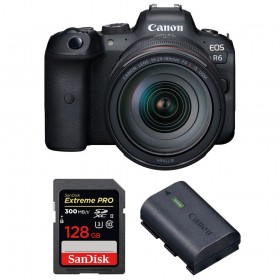 Canon EOS R6 + RF 24-105mm f/4L IS USM + SanDisk 128GB Extreme PRO UHS-II SDXC 300 MB/s + Canon LP-E6NH-1