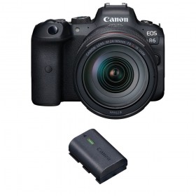 Cámara mirrorless Canon R6 + RF 24-105mm f/4L IS USM + 1 Canon LP-E6NH-1