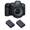 Canon R6 + RF 24-105mm f/4L IS USM + 2 Canon LP-E6NH - Cámara mirrorless|MCZ DIRECT