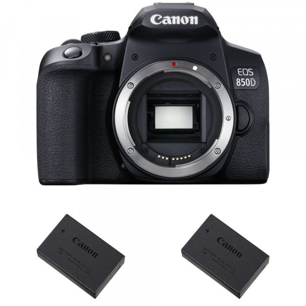 Canon EOS 850D Body + 2 Canon LP-E17-1