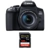 Canon 850D + EF-S 18-55mm f/4-5.6 IS STM + SanDisk 128GB Extreme UHS-I SDXC 170 MB/s - Cámara reflex|MCZ DIRECT