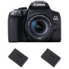 Canon 850D + EF-S 18-55mm F4-5.6 IS STM + 2 Canon LP-E17 - Appareil photo Reflex-1