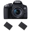Canon EOS 850D + EF-S 18-55mm f/4-5.6 IS STM + 2 Canon LP-E17|MCZ DIRECT