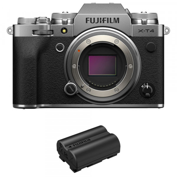 Appareil photo hybride Fujifilm XT4 Nu Silver + 1 Fujifilm NP-W235-1