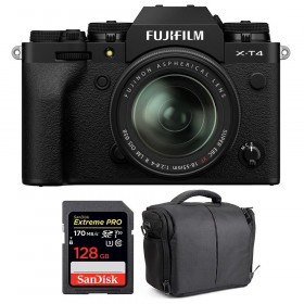 Fujifilm X-T4 Black + XF 18-55mm f/2.8-4 R LM OIS + SanDisk 128GB UHS-I SDXC 170 MB/s + Bag-1