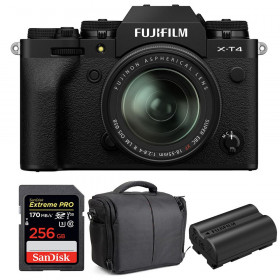 Fujifilm X-T4 Black + XF 18-55mm f/2.8-4 R LM OIS + SanDisk 256GB UHS-I SDXC 170 MB/s + NP-W235 + Bag-1