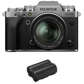 Fujifilm X-T4 Silver + XF 18-55mm f/2.8-4 R LM OIS + 1 Fujifilm NP-W235-1