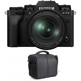 Appareil photo hybride Fujifilm XT4 Noir + XF 16-80mm F4 R OIS WR + Sac-1