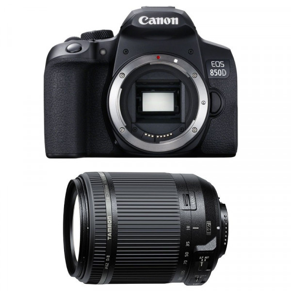 Cámara Canon 850D Cuerpo + Tamron 18-200mm f/3.5-6.3 Di II VC-1
