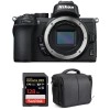 Nikon Z50 Nu + SanDisk 128GB Extreme Pro UHS-I SDXC 170 MB/s + Sac - Appareil Photo Hybride|MCZ DIRECT