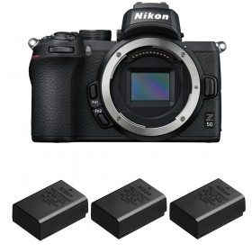 Nikon Z50 Cuerpo + 3 Nikon EN-EL25 - Cámara mirrorless-1