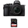 Nikon Z50 + 16-50mm F3.5-6.3 VR + SanDisk 64GB Extreme Pro UHS-I SDXC 170 MB/s - Appareil Photo Hybride|MCZ DIRECT