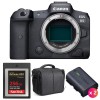 Canon EOS R5 Body + SanDisk 256GB Extreme PRO CFexpress Type B + 2 Canon LP-E6NH + Bag|MCZ DIRECT