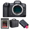 Canon EOS R5 Cuerpo + SanDisk 256GB Extreme PRO CFexpress Type B + 2 Canon LP-E6NH + Bolsa - Cámara mirrorless|MCZ DIRECT