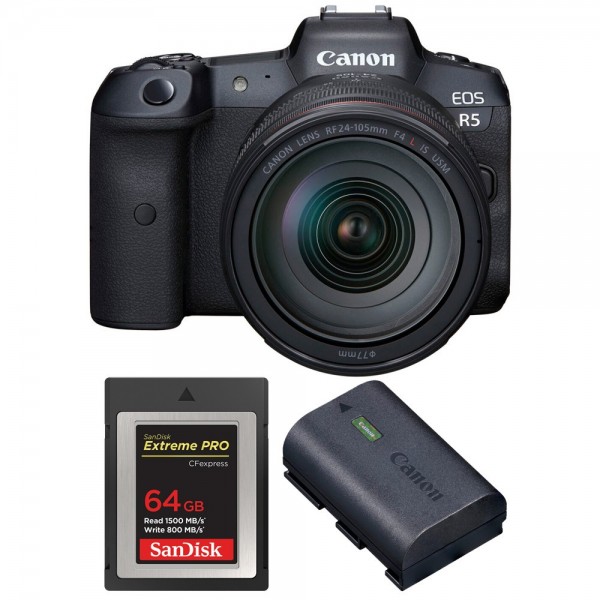 Canon EOS R5 + RF 24-105mm f/4L IS USM + SanDisk 64GB Extreme PRO CFexpress Type B + Canon LP-E6NH|MCZ DIRECT