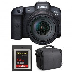 Canon EOS R5 + RF 24-105mm f/4L IS USM + SanDisk 64GB Extreme PRO CFexpress Type B + Bag-1
