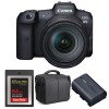 Canon EOS R5 + RF 24-105mm f/4L IS USM + SanDisk 64GB Extreme PRO CFexpress Type B + LP-E6NH + Bag|MCZ DIRECT Canon EOS R5 + RF 24-105mm f/4L IS USM + SanDisk 64GB Extreme PRO CFexpress Type B + LP-E6NH + Bag|MCZ DIRECT