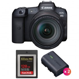 Canon EOS R5 + RF 24-105mm f/4L IS USM + SanDisk 128GB Extreme PRO CFexpress Type B + 2 Canon LP-E6NH-1