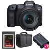 Canon R5 + RF 24-105mm F4L IS USM + SanDisk 128GB Extreme PRO CFexpress Type B + 2 LP-E6NH + Sac - Appareil Photo Professionnel|MCZ DIRECT