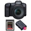 Canon R5 + RF 24-105mm F4L IS USM + SanDisk 256GB Extreme PRO CFexpress Type B + 2 Canon LP-E6NH - Appareil Photo Professionnel|MCZ DIRECT