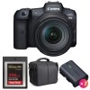 Canon R5 + RF 24-105mm F4L IS USM + SanDisk 256GB Extreme PRO CFexpress Type B + 2 LP-E6NH + Sac - Appareil Photo Professionnel|MCZ DIRECT