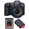 Canon EOS R5 + RF 24-105mm f/4L IS USM + SanDisk 512GB Extreme PRO CFexpress Type B + 2 Canon LP-E6NH - Camara mirrorless|MCZ DIRECT