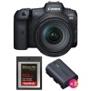 Canon R5 + RF 24-105mm F4L IS USM + SanDisk 512GB Extreme PRO CFexpress Type B + 2 Canon LP-E6NH - Appareil Photo Professionnel|MCZ DIRECT