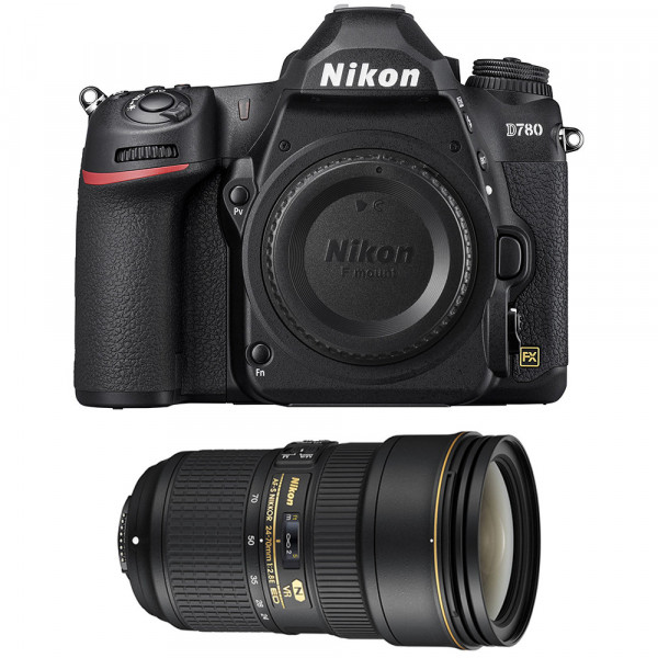 Appareil photo Reflex Nikon D780 + AF-S NIKKOR 24-70mm F2.8E ED VR-1