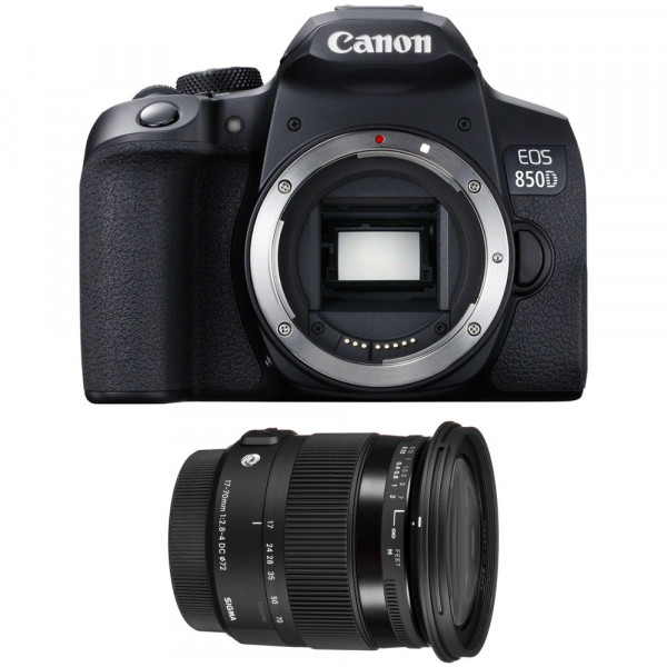 Cámara Canon 850D + Sigma 17-70mm f/2.8-4 DC Macro OS HSM Contemporary-1