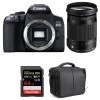 Canon 850D + Sigma 18-300mm F3.5-6.3 DC Macro OS HSM C + SanDisk 64GB UHS-I SDXC 170 MB/s + Sac - Appareil photo Reflex|MCZ DIRECT