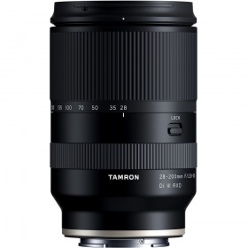 Tamron 28-200mm f/2.8-5.6 Di III RXD Sony E - Vista principal Tamron 28-200mm f/2.8-5.6 Di III RXD Sony E - Vista principal