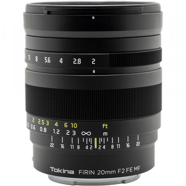 Objectif Tokina FiRIN 20mm F2 FE MF Sony E-3