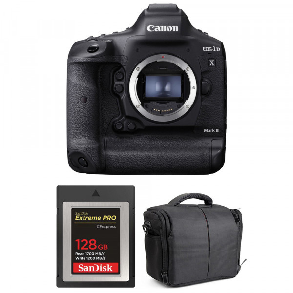 Canon 1DX Mark III + SanDisk 128GB Extreme PRO CFexpress Type B + Bolsa - Cámara reflex-1