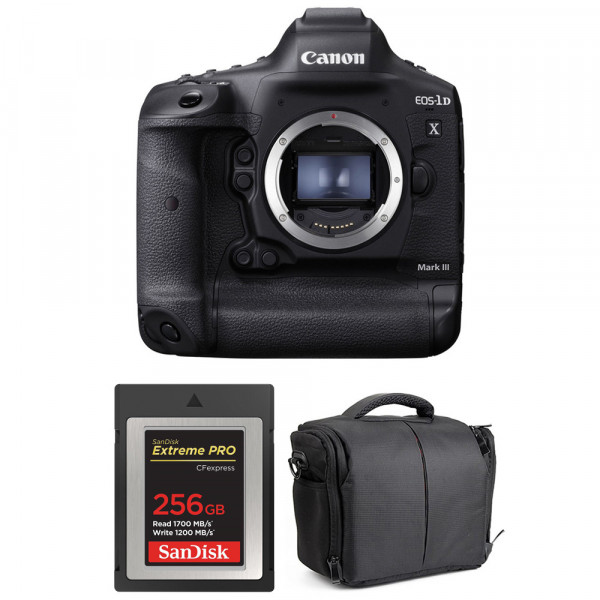 Canon EOS 1D X Mark III + SanDisk 256GB Extreme PRO CFexpress Type B + Bag-1