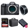 Canon R5 + EF-EOS R + SanDisk 64GB Extreme PRO UHS-II SDXC 300 MB/s + 2 Canon LP-E6NH + Sac - Appareil Photo Professionnel|MCZ DIRECT